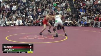 138 lbs 1st Place Match - Bo Bassett, Bishop McCort vs Omar Ayoub, Dublin Coffman