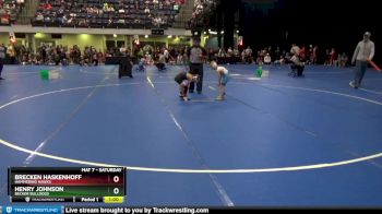 55 lbs Round 1 - Brecken Haskenhoff, Hammering Hawks vs Henry Johnson, Becker Bulldogs