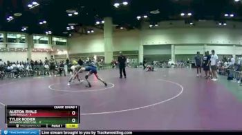 132 lbs Champ Round 1 (16 Team) - Tyler Rodier, Hernando Wrestling vs Auston Ryals, Team Wakulla