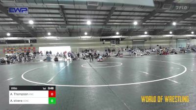 81 lbs Consi Of 8 #1 - Aubree E Thompson, King Select vs Averie Olvera, Honey Badgers Wrestling Club