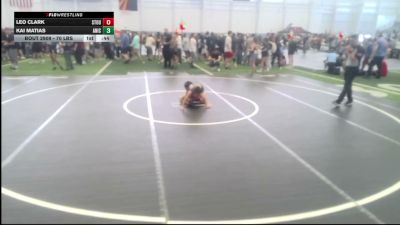 70 lbs Rr Rnd 1 - Leo Clark, Stout Wrestling Academy vs Kai Matias, Aniciete TC