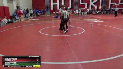 138 lbs Quarters & Wb (16 Team) - Kiowa Vines, Thompson HS vs Gabe Tyner, Smiths Station Hs