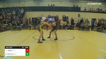 Consolation - Logan Meek, Oregon State vs Kody Komara, Kent State