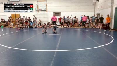 59-65 lbs Cons. Round 1 - Christopher Hilliard Jr., Proviso Township Gladiators vs Knox Ferry, Alber Athletics