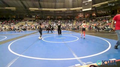 76 lbs Round Of 32 - Maddox Hancock, Skiatook Youth Wrestling 2022-23 vs Tajuan Davis, Team Tulsa Wrestling Club