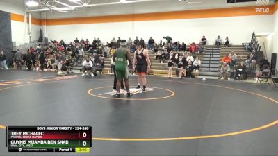 234-240 lbs Round 2 - Trey Michalec, Prairie, Cedar Rapids vs Guynis Muamba Ben Shaddai, Iowa City, West