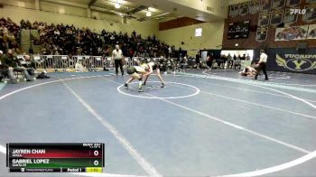 106 lbs Quarterfinal - Jayren Chan, Ayala vs Gabriel Lopez, Santa Fe