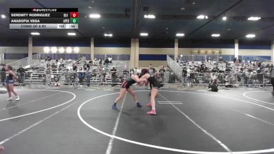 136 lbs Consi Of 8 #2 - Serenity Rodriguez, 951 Wc vs Anasofia Vega, Apex - Michigan