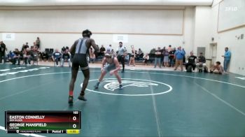 165 lbs Champ. Round 2 - Easton Connelly, Box Elder vs George Mansfield, Layton