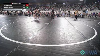 106 lbs Round Of 32 - Tyler Ward, Locust Grove Youth Wrestling vs Asher Paris, Shelton Wrestling Academy