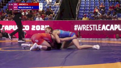 50 kg Quarterfinal - Audrey Jimenez, USA vs Jacqueline Mollocana, ECU