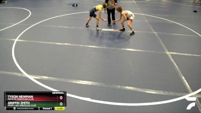 136 lbs Semifinal - Tyson Newman, MN Elite Wrestling Club vs Griffin Smith, Prior Lake Wrestling Club
