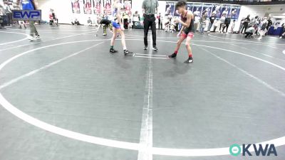 70 lbs Consolation - Kyndall Nicholson, Mustang Bronco Wrestling Club vs Avery Wagner, Choctaw Ironman Youth Wrestling