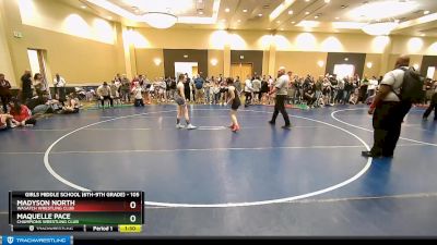 105 lbs Quarterfinal - Maquelle Pace, Champions Wrestling Club vs Madyson North, Wasatch Wrestling Club