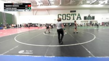 157 lbs Quarterfinal - Maddox Herrera, Esperanza vs Carter Adams, South Torrance