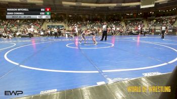 52 lbs Consi Of 16 #2 - Hudson Mitchell, Wichita Wrestling Club vs Zeke Cordell, Higher Calling Wrestling Club