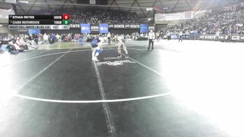Boys 1B/2B 126 Cons. Round 5 - Cass Rothrock, Tonasket vs Ethan Reyes, Oroville