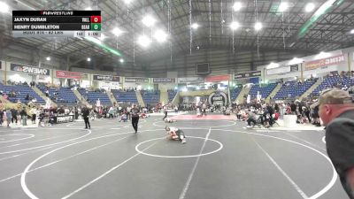 82 lbs Quarterfinal - Jaxyn Duran, Valley Bad Boys vs Henry Dumbleton, Bear Cave WC