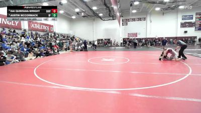 126 lbs Consi Of 4 - Kai Quintana-Wright, Canton vs Austin McCormack, New Fairfield