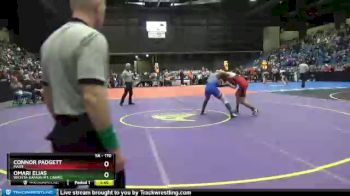 5A - 170 lbs Semifinal - Connor Padgett, Maize vs Omari Elias, Wichita-Kapaun Mt. Carmel