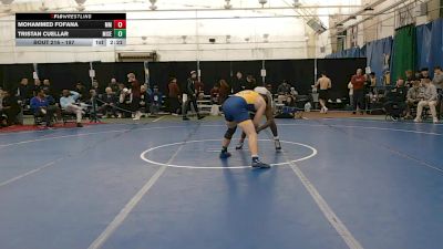197 lbs Cons. Round 3 - Tristan Cuellar, Misericordia vs Mohammed Fofana, Marymount