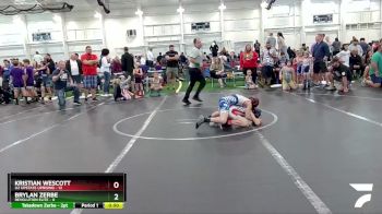68 lbs Round 1 (6 Team) - Kristian Wescott, U2 Upstate Uprising vs Brylan Zerbe, Revolution Elite