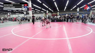 138 lbs Consi Of 8 #2 - Peyton Yates, Crutchmer Wrestling vs Mohamed Farah, Spartan Mat Club