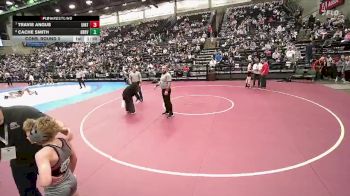 4A 106 lbs Cons. Round 3 - Travis Angus, Uintah vs Cache Smith, Bear River