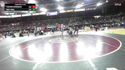 165 lbs Champ. Round 3 - Mac Hall, West Jefferson vs Colton Gonzalez, Central Catholic