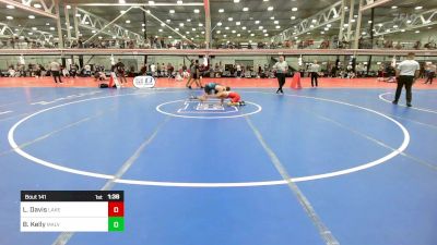 113A lbs Round Of 16 - Liam Davis, Lake Highland Prep vs Brendan Kelly, Malvern Prep