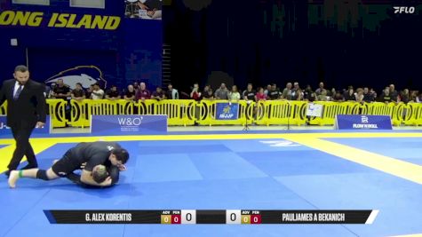 Pauljames A Bekanich vs G. Alex Korentis 2025 Pan IBJJF Jiu-Jitsu No-Gi Championship