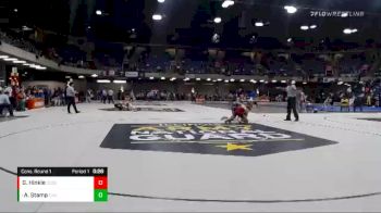 138 lbs Cons. Round 1 - Aiden Stamp, Edwardsville vs Gavin Hinkle, Schaumburg