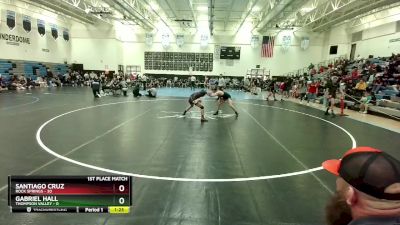 120 lbs Placement (4 Team) - Gabriel Hall, Thompson Valley vs Santiago Cruz, Rock Springs