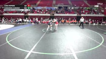 125 lbs Round 2 - Quarters & 1st Wb (16 Team) - Cassandra Almaraz, Rockwall vs Alina Hopkins, Katy