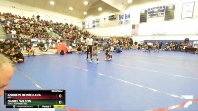 53 lbs Semifinal - Daniel Wilson, SoCal Hammers WC vs Andrew Berrelleza, MTC