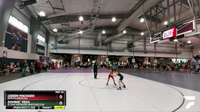 70 lbs Quarterfinal - Dominic Vega, El Paso Enforcers Wrestling Club vs Jaiden Machado, ReZults Wrestling