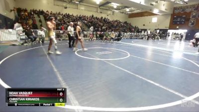 144 lbs Semifinal - Noah Vasquez, Eleanor Roosevelt vs Christian Kiriakos, Yucaipa