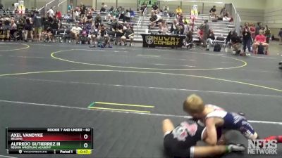 60 lbs Round 1 - Axel VanDyke, Belding vs Alfredo Gutierrez Iii, Region Wrestling Academy