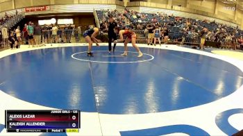 125 lbs Quarterfinal - Alexis Lazar, MI vs Kaleigh Allender, IL