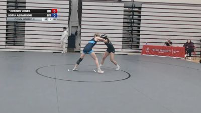 103 lbs Cons. Round 3 - Destiny Jones, University Of Saint Mary vs Sofia Abramson, Oklahoma City University