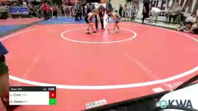 60 lbs Quarterfinal - Luke Crain, Skiatook Youth Wrestling vs Kruz Means, Brushy Wrestling Club