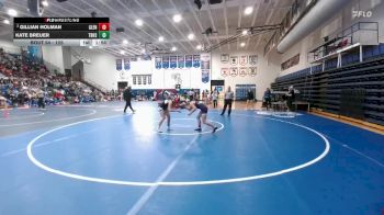125 lbs Champ. Round 2 - Kate Breuer, Thunder Basin High School vs Gillian Holman, Glenrock