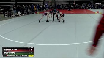 90 lbs Champ. Round 1 - Buckley Nolan, North Branch vs Jack Thomas, Dassel-Cokato-Litchfield