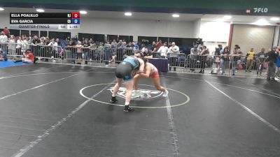160 lbs Quarterfinal - Ella Poalillo, NJ vs Eva Garcia, CA
