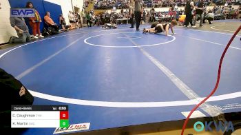 83-90 lbs Consolation - Carter Caughman, Coweta Tiger Wrestling vs Kohen Martin, Claremore Wrestling Club