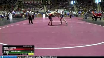 138 lbs Champ. Round 1 - Emmett Rasmussen, St James vs Ronin Brower, Cleburne County