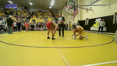 170 lbs Quarterfinal - Brendan Bell, Fort Gibson Youth Wrestling vs Brayden Stricker, Jay Junior High