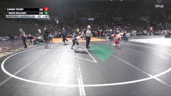 5A Boys 132 lbs Champ. Round 1 - Dean Williams, Canby Boys vs Caiden Trump, Redmond Boys