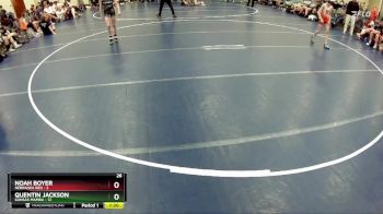 90 lbs Finals (8 Team) - Noah Boyer, Nebraska Red vs Quentin Jackson, Kansas Mamba