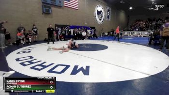 138 lbs Champ. Round 3 - Roman Gutierrez, Bullard vs Kaden Pryor, Atascadero